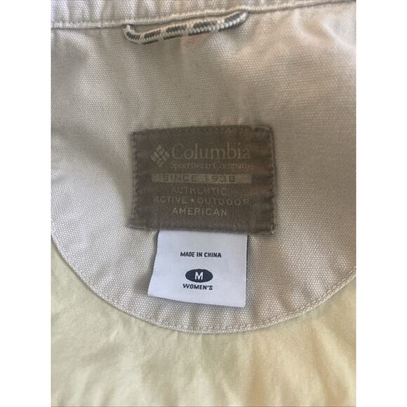 Columbia Stonewash Granite Cloth Lite Zipper Utility Jacket M - Picture 6 of 6